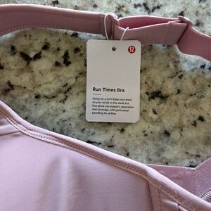 Run Times Bra lululemon NEW